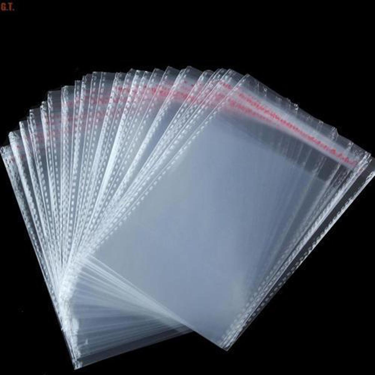 100-Pack Resealable Clear BOPP Plastic Bags for Jewelry & Small Items