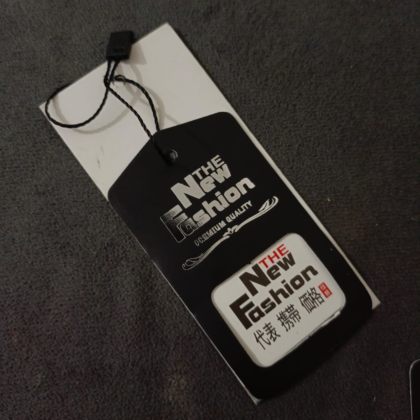 2 in 1 Tags with String Kraft Paper Card 25 pcs 5 x 10 cm