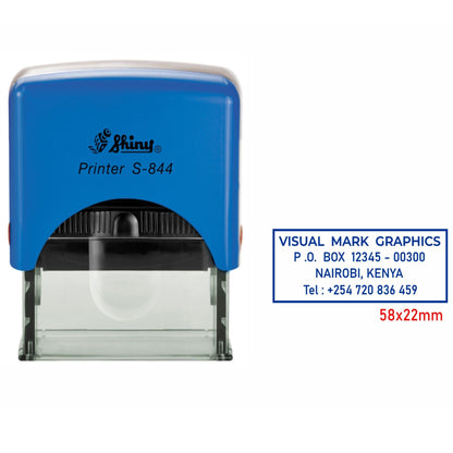 Pre Ink  Stamp Machine with customize detail!