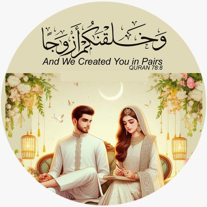 50 Pcs Modern Wedding Mehndi Favor stickers - Your Custom Text (Copy)