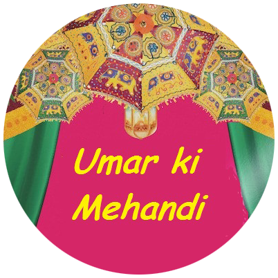 100 Pcs Modern Wedding Mehndi Favor stickers - Your Custom Text