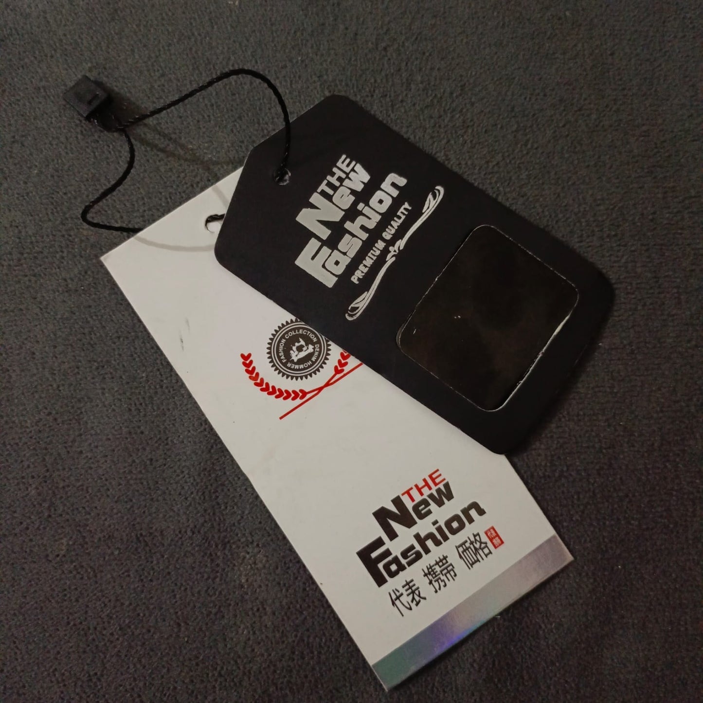 2 in 1 Tags with String Kraft Paper Card 25 pcs 5 x 10 cm