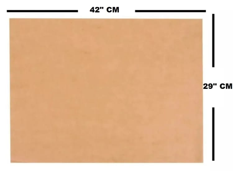 Brown Kraft Paper Wrapping Sheet - 29 x 42 CM Packing Material