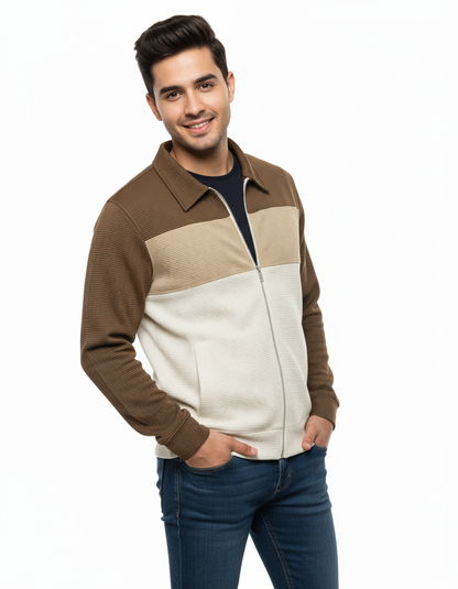 Men's Outerwear Zipper Shacket