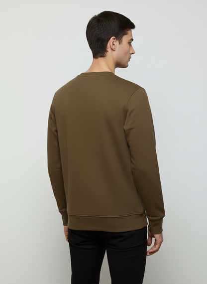 MEN'S BASIC JACQUARD KNIT SWEATSHIRT