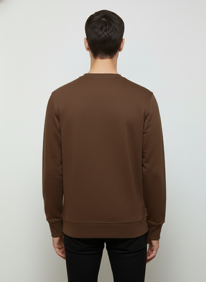 MEN'S BASIC JACQUARD KNIT SWEATSHIRT