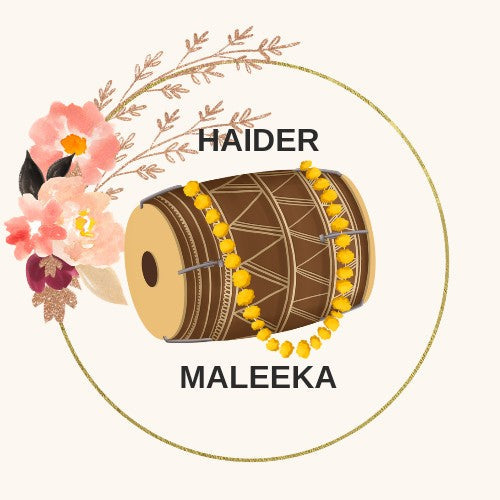 100 Pcs Modern Wedding Mehndi Favor stickers - Your Custom Text