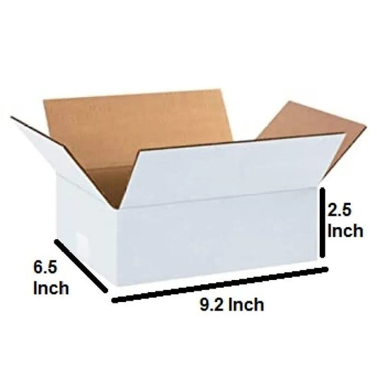 Shipping courier Boxes Size 9.2 x 6.5 x 2.5 Inch Pack of 25 Box - Packing Material
