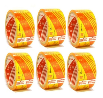 Transparent Clear Tape 2 Inch - 50 Yards - Super Adhesive For Packing Products Paper & Office use