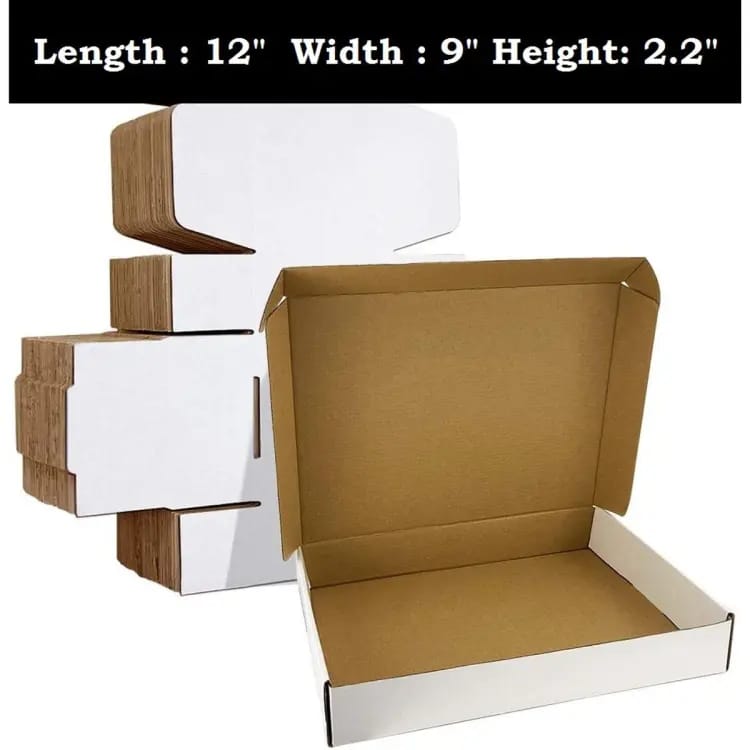 Pack of 10 Courier Mailer Boxes Corrugated 3-Ply Sizes Available - Packing Material (Copy)