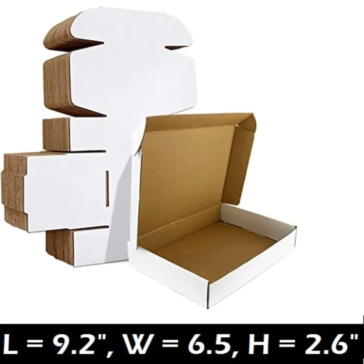 Pack of 20 Courier Mailer Boxes Corrugated 3-Ply Sizes Available - Packing Material