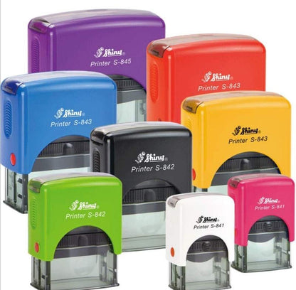 Pre Ink  Stamp Machine with customize detail!