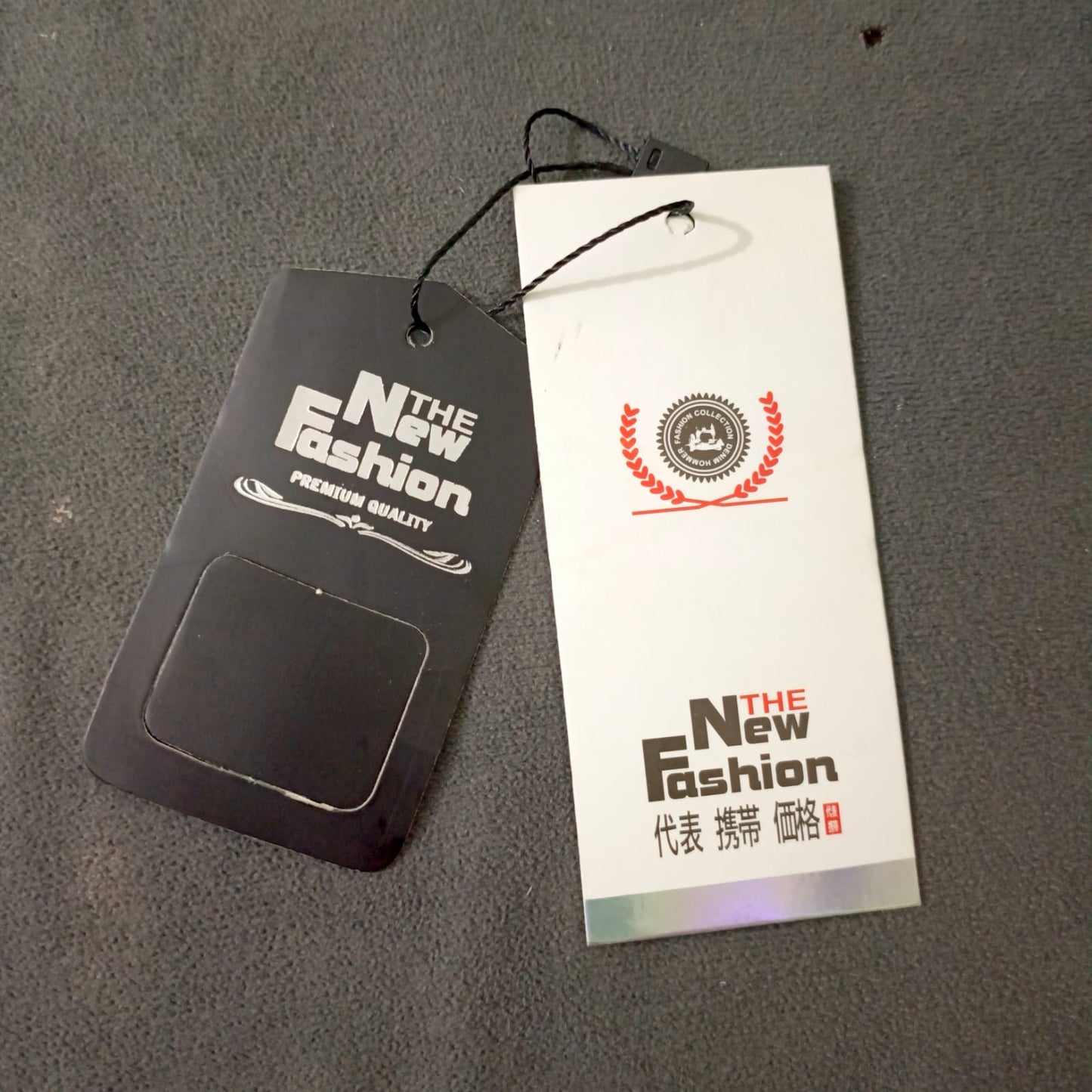 2 in 1 Tags with String Kraft Paper Card 25 pcs 5 x 10 cm